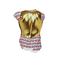 Reconstruction of the so-called Cuirass-Torso from the Athenian Acropolis, Variant B, Vinzenz Brinkmann, Plaster cast, natural pigments in egg tempera, gold foil